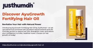 Discover AyuGrowth Fortifying Hair Oil
