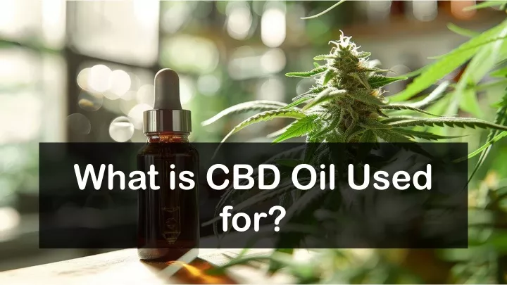 what is cbd oil used for