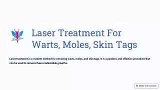 Laser Treatment For Warts Moles Skin Tags