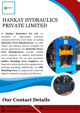 Hankay Hydraulics Pvt Ltd PDF (SMC Moulding Press)