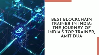 Best Blockchain Trainer In India