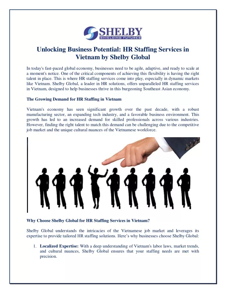 unlocking business potential hr staffing services