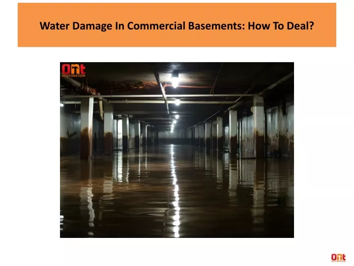 water damage in commercial basements how to deal