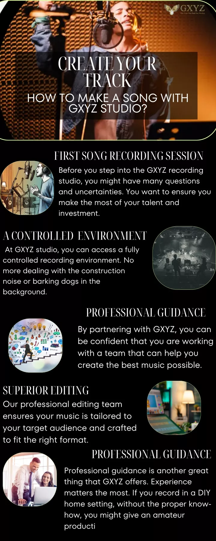 create your track how to make a song with gxyz