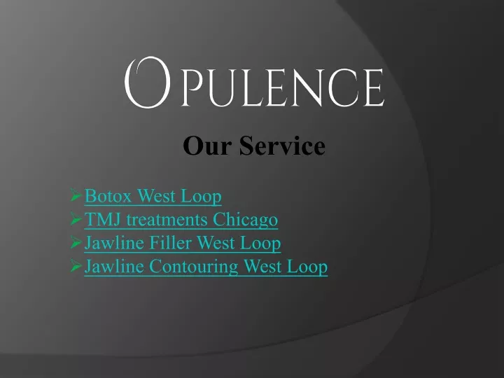 our service