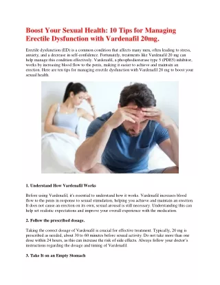 boost your sexual health 10 tips for managing