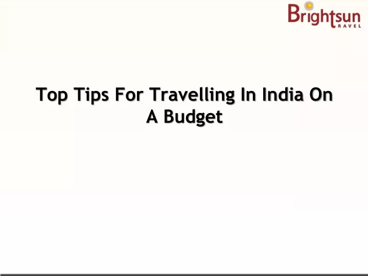 top tips for travelling in india on a budget