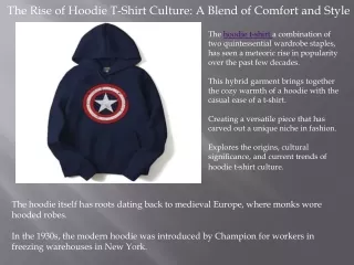 the rise of hoodie t shirt culture a blend of comfort and style