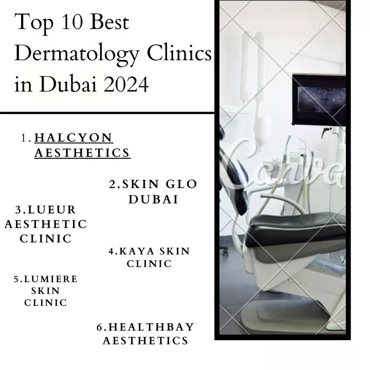 top 10 best dermatology clinics in dubai 2024