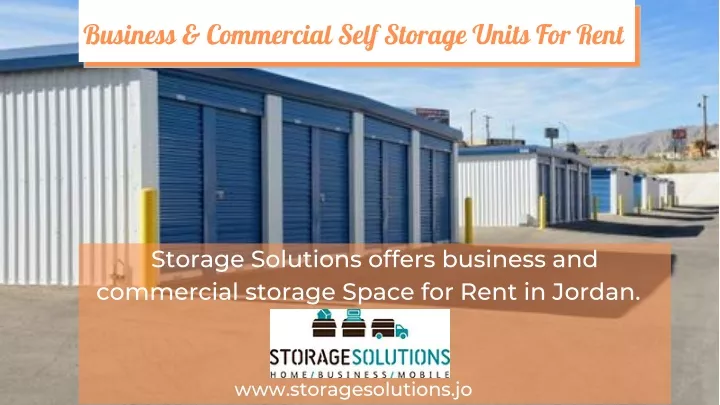 business commercial self storage units for rent