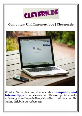 computer und internettipps clevern de
