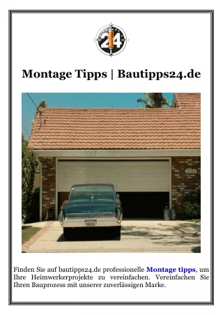 montage tipps bautipps24 de