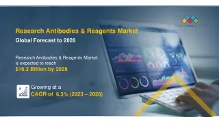 Research Antibodies & Reagents Market worth $16.2 billion by 2028