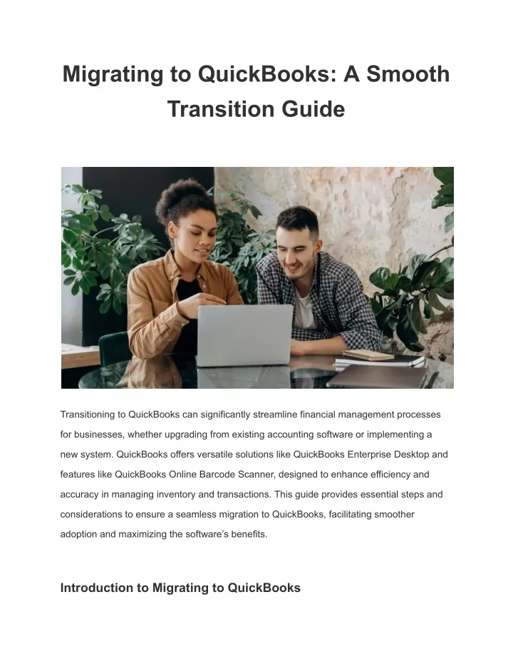 migrating to quickbooks a smooth transition guide