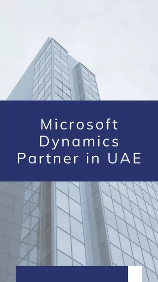 Microsoft Dynamics Partner in UAE