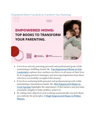 Empowered Moms Top Books to Transform Your Parenting