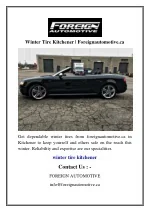 Winter Tire Kitchener  Foreignautomotive.ca - slide 1