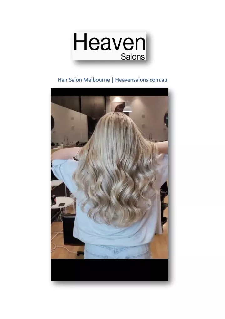 hair salon melbourne heavensalons com au hair