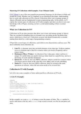 Design Patterns in C# with Examples