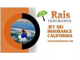 Protect Your Ride: California Jet Ski Insurance