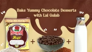 Bake Yummy Chocolate Desserts with Lal Gulab