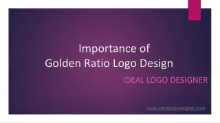 Golden Ratio Logo design in india|Ideal Logo Designer