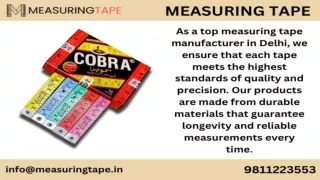 Measuring Tape Manufacturers In Delhi