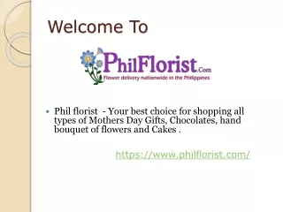 Send Mothers Day Gifts to Philippines