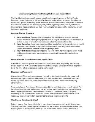 understanding thyroid health insights from aara