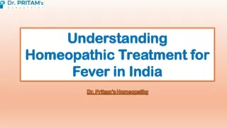 Understanding Homeopathic Treatment for Fever in India