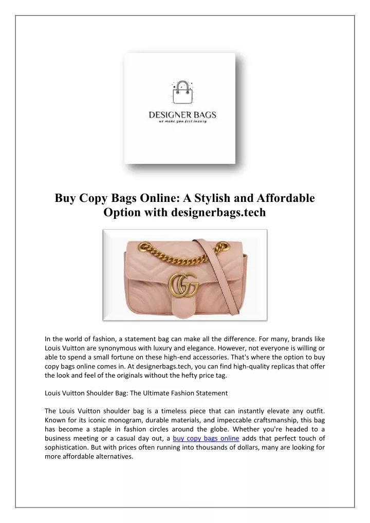 buy copy bags online a stylish and affordable