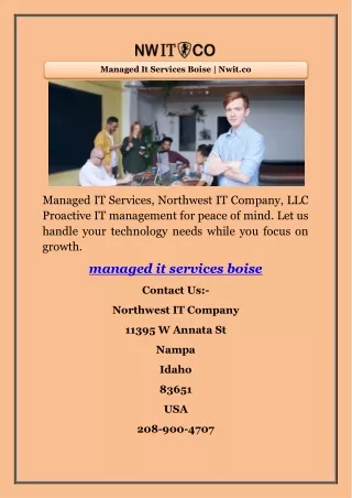 Managed It Services Boise | Nwit.co