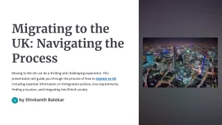 migrating to the uk navigating the process