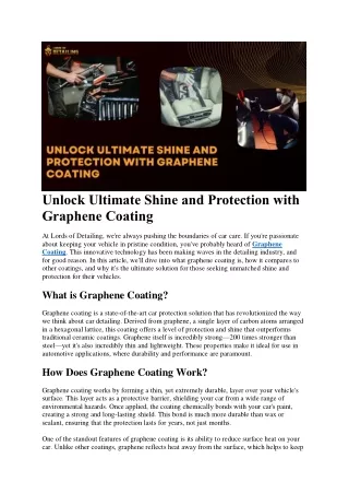 unlock ultimate shine and protection with