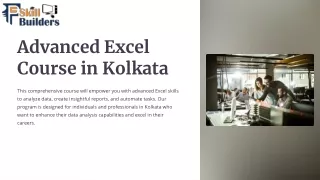 Enhance Your Expertise with Advanced Excel Course in Kolkata