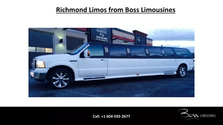 richmond limos from boss limousines