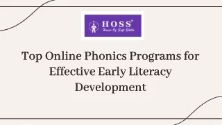Top Online Phonics Programs for Effective Early Literacy Development