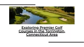 A Closer Look at the Top Golf Course Near Torrington, Connecticut