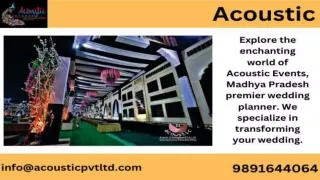 Best Wedding Planner In Madhya Pradesh