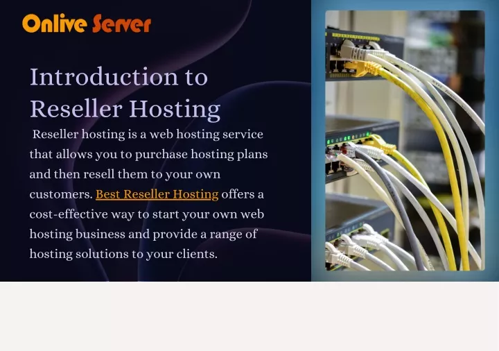 introduction to reseller hosting reseller hosting