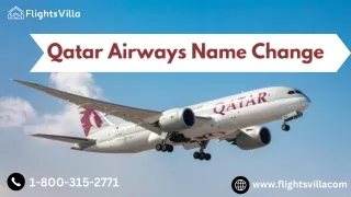 Can I Change the Name on My Qatar Airways Ticket?