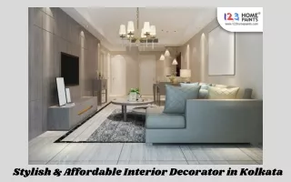 123 Home Paints: Stylish & Affordable Interior Decorator in Kolkata