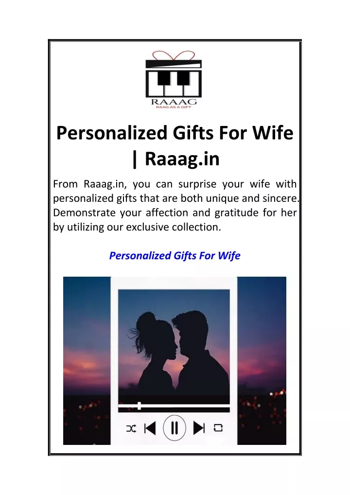 personalized gifts for wife raaag in