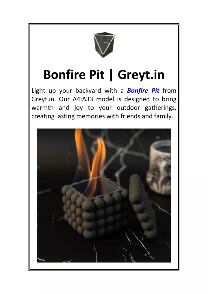 bonfire pit greyt in