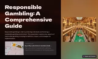 Responsible Gambling: Best Practices and Strategies