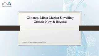 Concrete Mixer Market