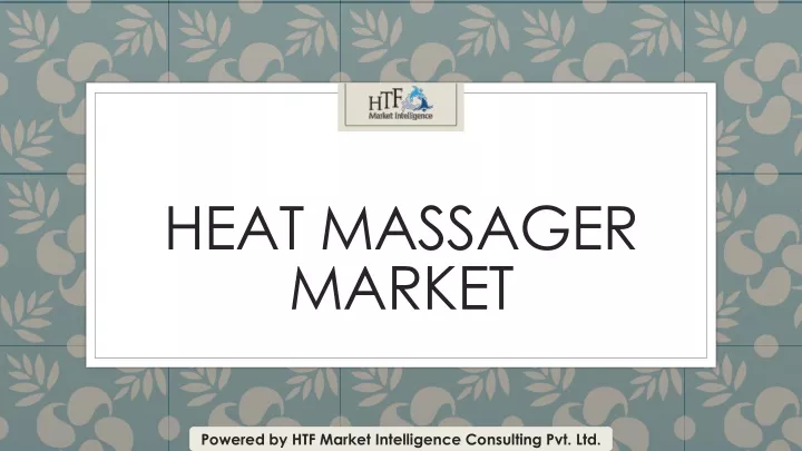 heat massager market