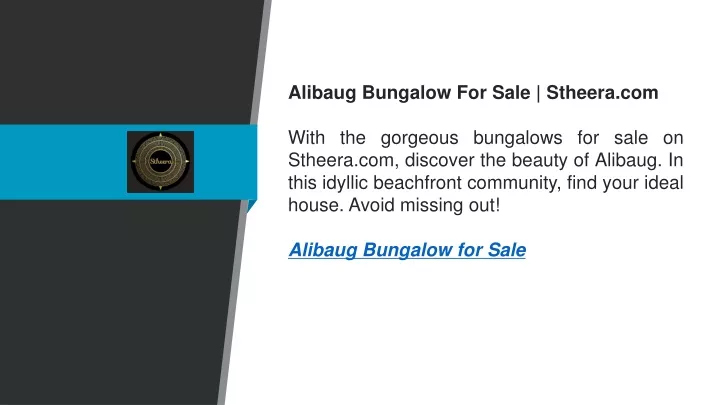 alibaug bungalow for sale stheera com with