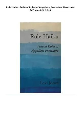 rule haiku federal rules of appellate procedure