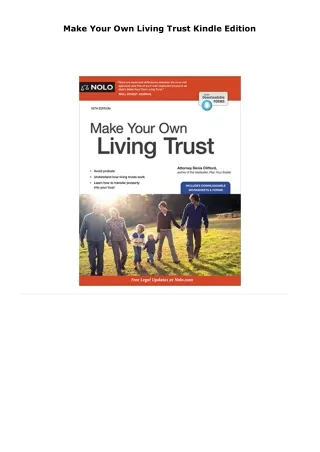 read make your own living trust     kindle edition